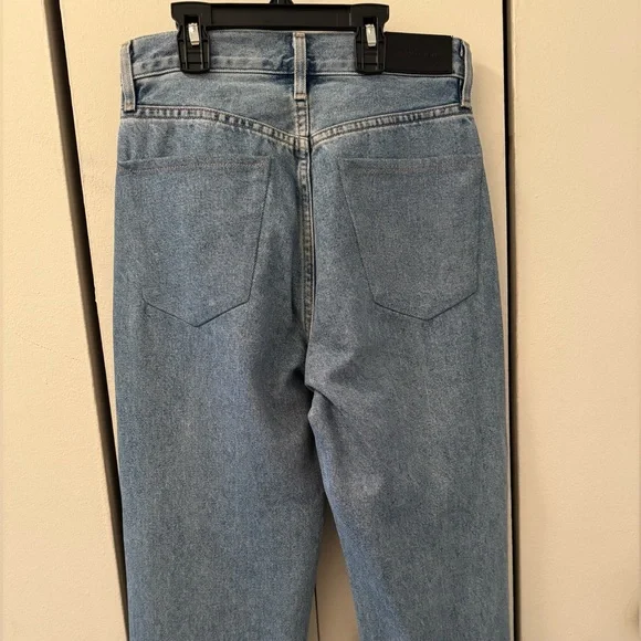 GOLDSIGNNineties high-rise straight jeans